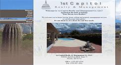 Desktop Screenshot of 1stcapitolrealtyaz.com